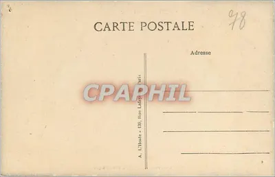 Neauphle-le-Château — Avenida de Chatron — Ed. Pavie, Livreiro — Verso