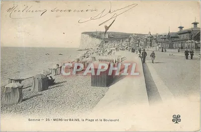 Mers-les-Bains — A Praia e o Boulevard — editor MIT