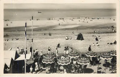 Cayeux-sur-Mer — praia e bar do Sol — C.A.P. (série 90)