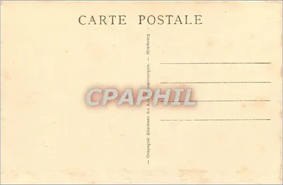 Strasburg — Ewangelicki Klasztor św. Pawła i Katedra — Compagnie Alsacienne des Arts Bibliographiques, n° 349 — Rewers