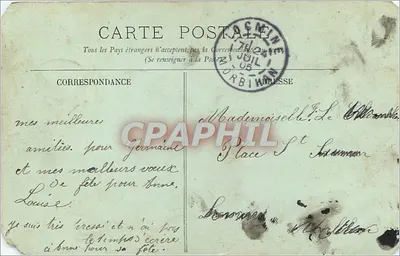 Tourlaville — O Castelo — LL: 3 — Verso