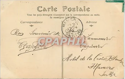 Rochecorbon (Indre-et-Loire) — A « Lanterne », torre de vigilância do século XV sobre a antiga fortaleza — editor não visível — Verso