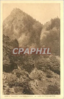 Massif do Hohneck — Les Spitzköpfe — Braun & Cie, Imp. Dornach