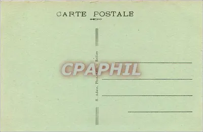 Belfort (Territoire) - Boulevard Carnot — H. Adain, Phot. Belfort, n°178 — Verso