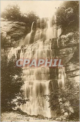 Cours du HÉRISON - Cascata em Éventée — Jura-Tourisme — E. F. Chaise