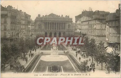 Marselha — Place de la Bourse — E. L. n°105