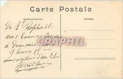 Dom publiczny, w którym mieszkał Alphonse-Karr, od 1864 do 1890 — Saint-Raphaël — S.H.A. n°2404 — Rewers