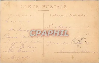 Angoulême — Hotel de Ville — Editor Y.D. n°4 — Verso