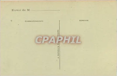 Castelo Raoul e a Prefeitura — Châteauroux (Indre) — A. P. — Verso