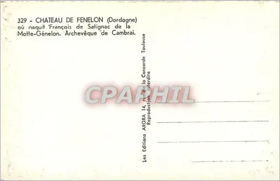 Château de Fenelon — Dordogne — Edities ARGRA — Achterkant