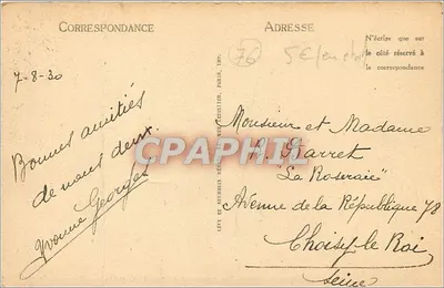 Le Tréport — Ogólny widok z teras — LL — Rewers