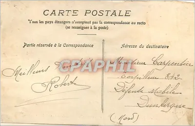 O Jogo Provence-Deutschland — Através do Atlântico — L. e L. Havre, depositado — Verso
