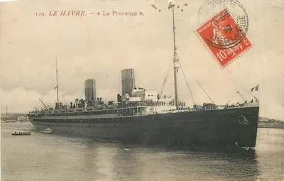 Bilhete postal antigo Le Havre La Provence