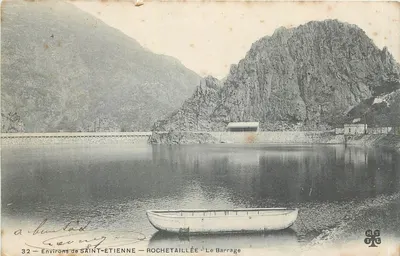 Arredores de SAINT-ETIENNE — ROCHETAILLÉE — O Barragem