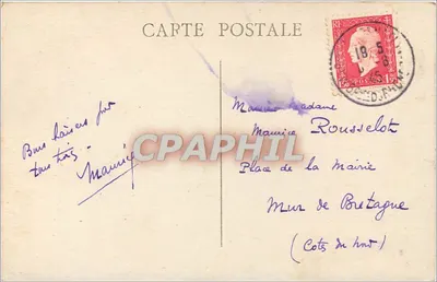 Marselha — O Castelo de If — Editor: Procia — Verso