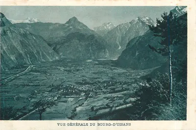 Vista geral do Bourg-d'Oisans — editor não visível