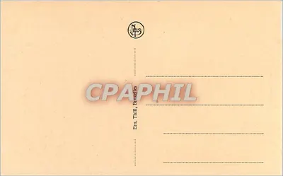 Gand Gent — Vista das igrejas e do ponte — editor N. Thill, Bruxelas — Verso