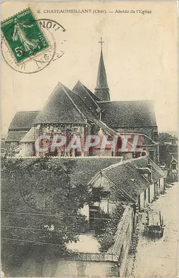 Châteaumeillant (Cher) — Abside da Igreja — Châteaumeillant