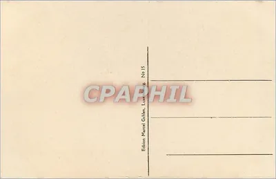 Pequena Suíça Luxemburguesa — Wolfschlucht — Edição Marcel Gahlen, No 15 — Verso