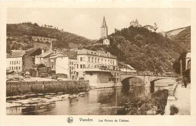 Vianden — Ruínas do Castelo — E. A. Schaack, Luxemburgo, n° 5