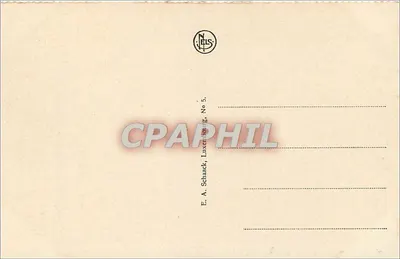 Vianden — Ruínas do Castelo — E. A. Schaack, Luxemburgo, n° 5 — Verso