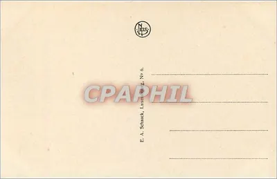 Vianden — Ruiny Zamku — E. A. Schaack, Luksemburg, nr 6 — Rewers