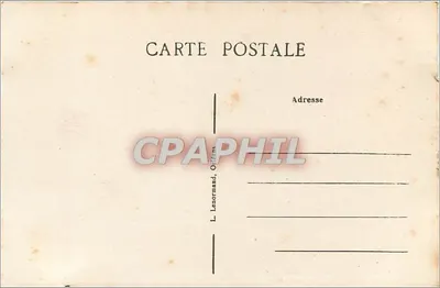 Chambord — Zamek widziany z powietrza — L. Lenormand, Orléans — Rewers