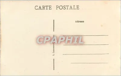 Blois — Castello (Monumento storico) — Facciata esterna e porta d'ingresso sopra cui si trova la statua equestre di Luigi XII — L. Lenormand, n° 3844 — Verso