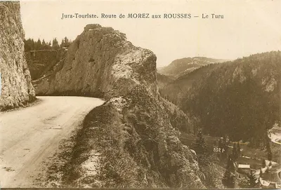 Rodovia de Morez para Rousses — Le Turu — Jura-Touriste