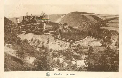 Vianden — O Castelo — E. A. Schaack, Luxemburgo, No 2