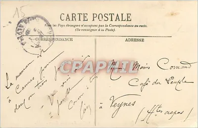 CANNES widok z Réservé — LL. — n° 911 — Rewers