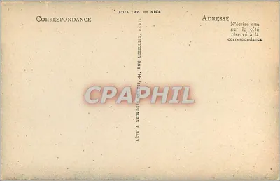 Beauvais — Pałac Sądowy — Ogólny Widok z Góry Katedry — LL — Rewers