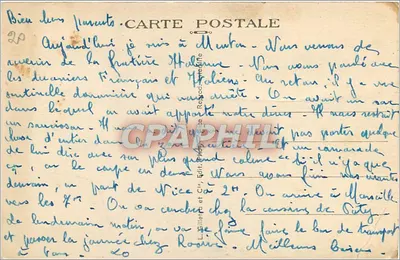 Menton — Port i Przystań — 915 — Rewers