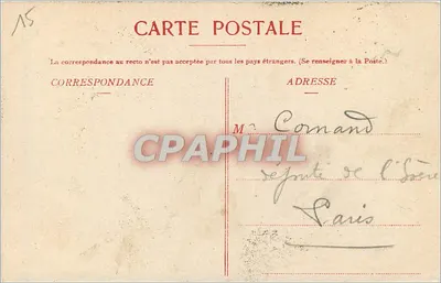 Bruxelas. Hotel de Ville — vista do edifício com seu sino gótico — datada 8 junho 1902 — Verso