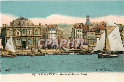 Le Havre — Museu e Rue de Paris — G. F., Le Havre