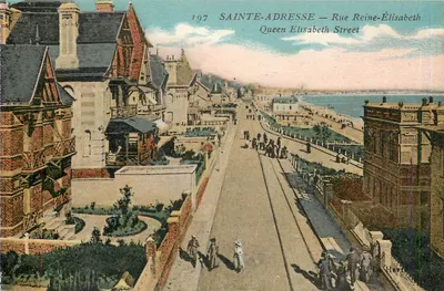 Sainte-Adresse — Rue Reine-Élisabeth — Queen Elisabeth Street — 1907