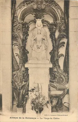 Abadia de La Melleraye — A Virgem do Claustro — Edit. L. Lemaire Châteaubriant