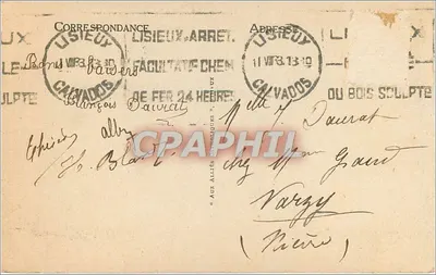 Lisieux — Oude huizen, Rue de la Paix — LL. — Achterkant