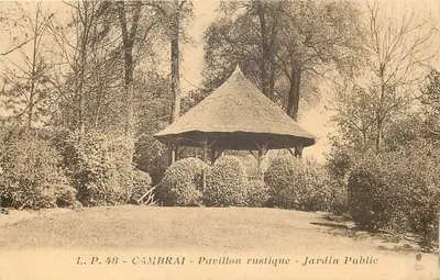 Cambrai - Pavilhão rústico - Jardim Público