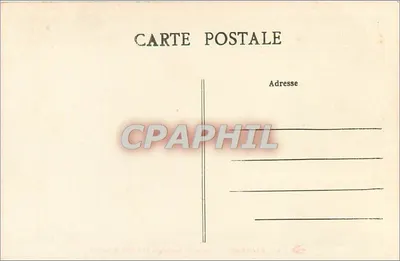 Périgueux — Estátua de Montaigne e Palácio de Justiça — Verso