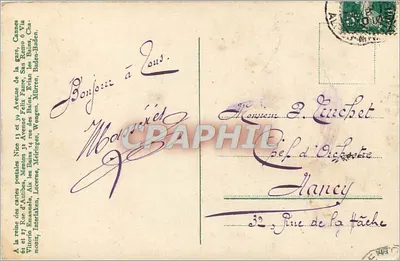 Menton — The Promenade du Midi and Cap Martin — French Republic — Back
