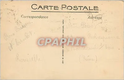 Brive-la-Gaillarde — Plac Majour — wydawca LL, nr 38 — Rewers