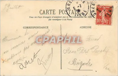 Grenoble - Algemene uitzicht - E.R. n°1553 — Achterkant