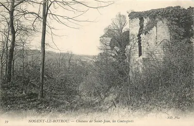Nogent-le-Rotrou — Castelo de Saint-Jean, os Contrefortes — ND Phot