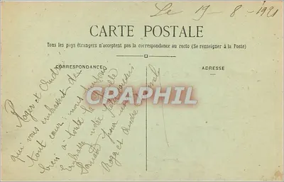 Rambouillet — Il Castello — Editore non identificato, n° di serie 3276 — Verso