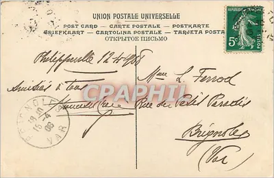Menina de Bou Saada — SCÈNES ET TYPES n°40 — LL — Verso