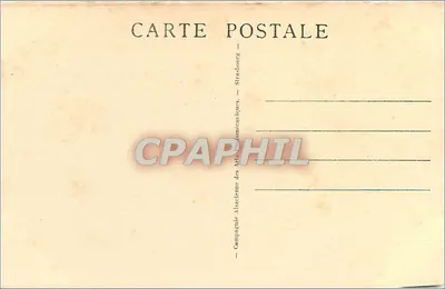 Strasburg — Plac Kléber i Katedra — 345 — Spółka Sztuki Rhodéomécaniques — Rewers