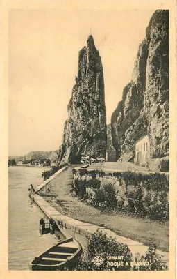 Dinant - Roche à Bayard — vista do canyon e do rio — editor Nels