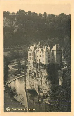 Castelo de Walzin — antiga fortaleza — Editor N. ELS, Bruxelas