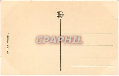 Dinant - Hotel de Ville e Cidadela — Editor Erm. Thill, Bruxelas — Verso